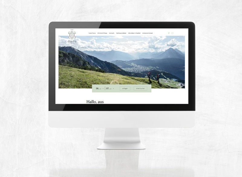 Webseite - Bildschirm PC